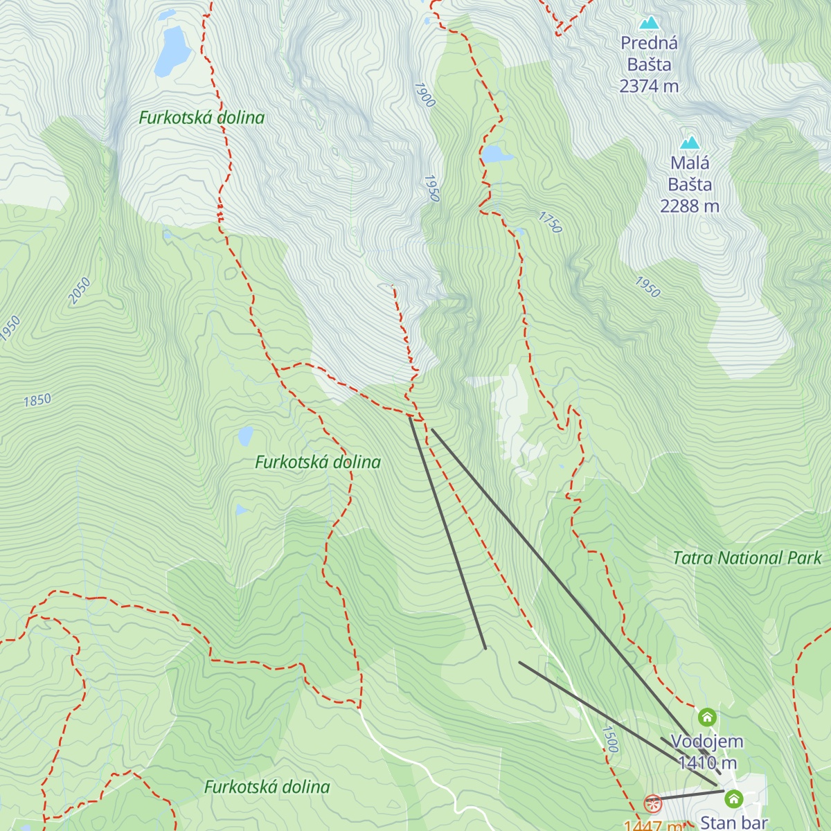 Chata pod Soliskom map