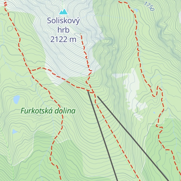Map of Chata pod Soliskom