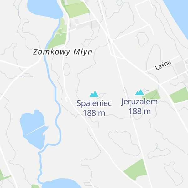 Map of Spaleniec