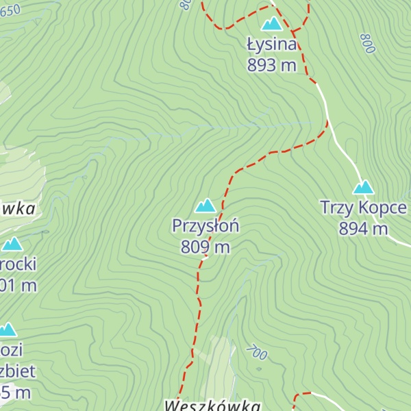 Map of Przysłoń