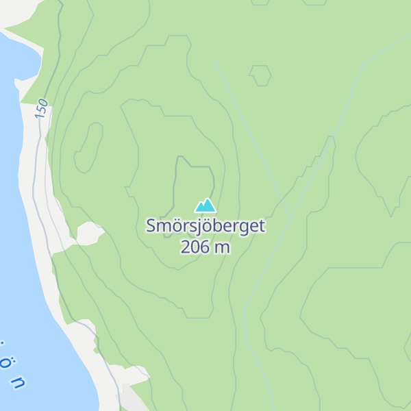 Map of Smörsjöberget