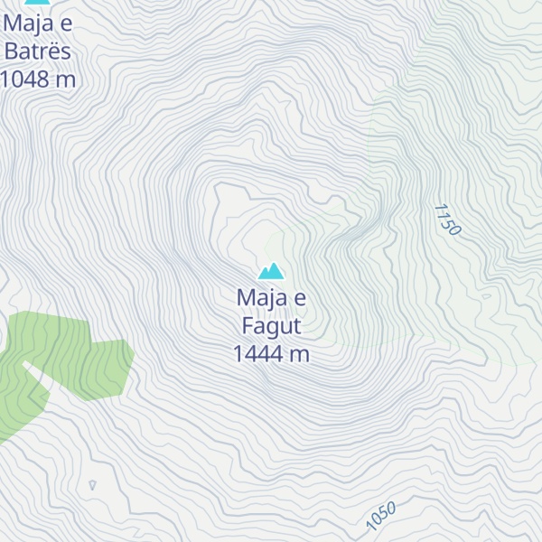 Map of Maja e Fagut