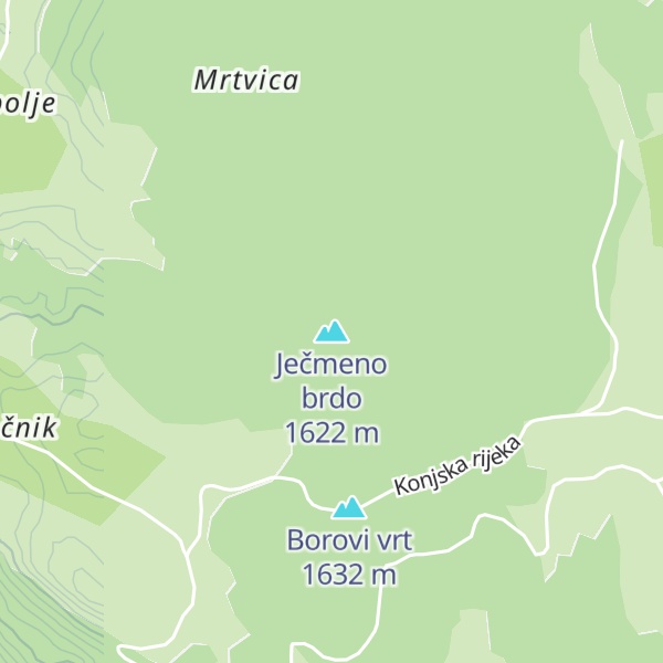 Map of Ječmeno brdo