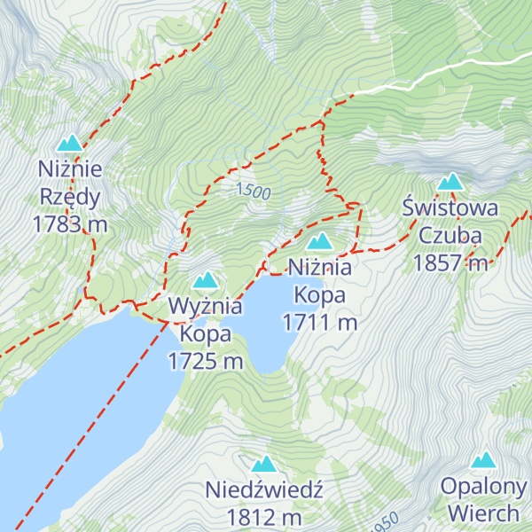 Map of Schronisko PTTK w Dolinie Pięciu Stawów Polskich