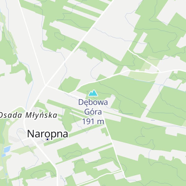 Map of Dębowa Góra