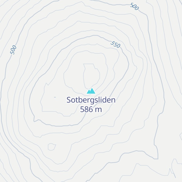 Map of Sotbergsliden