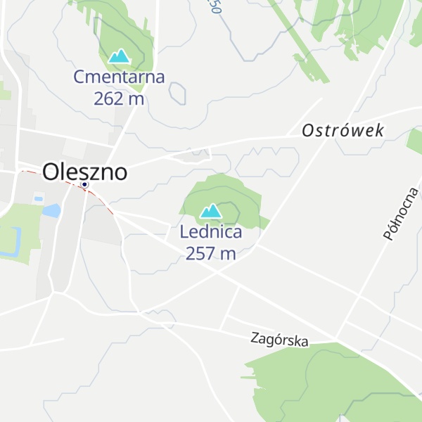 Map of Lednica
