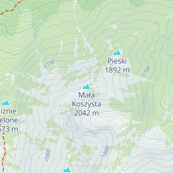 Map of Mała Koszysta
