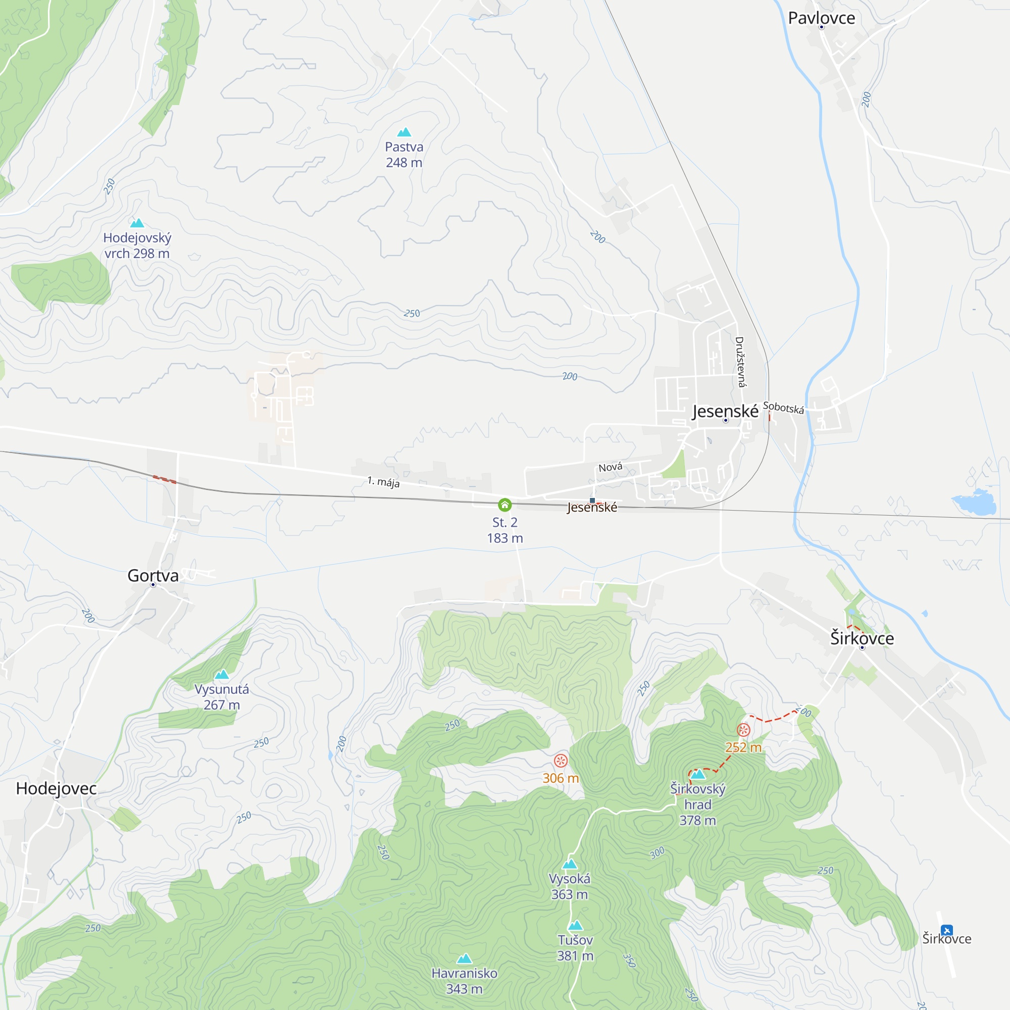 St. 2 map
