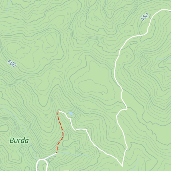 Map of Sušiansky vrch