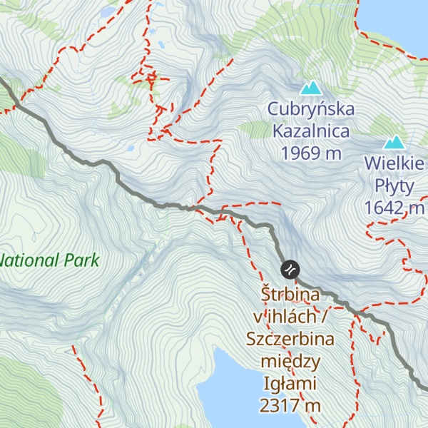 Map of Cubryńska Strażnica