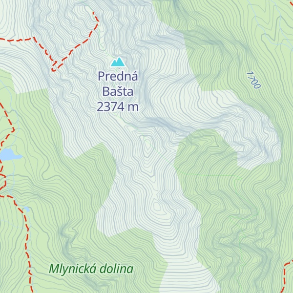 Map of Malá Bašta