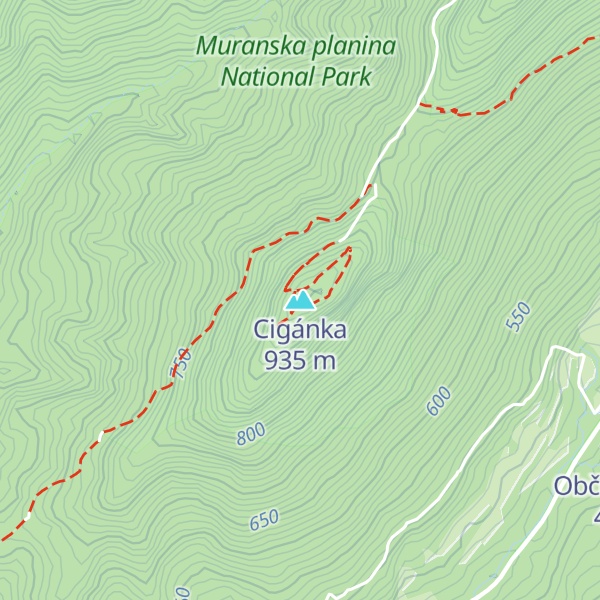 Map of Cigánka