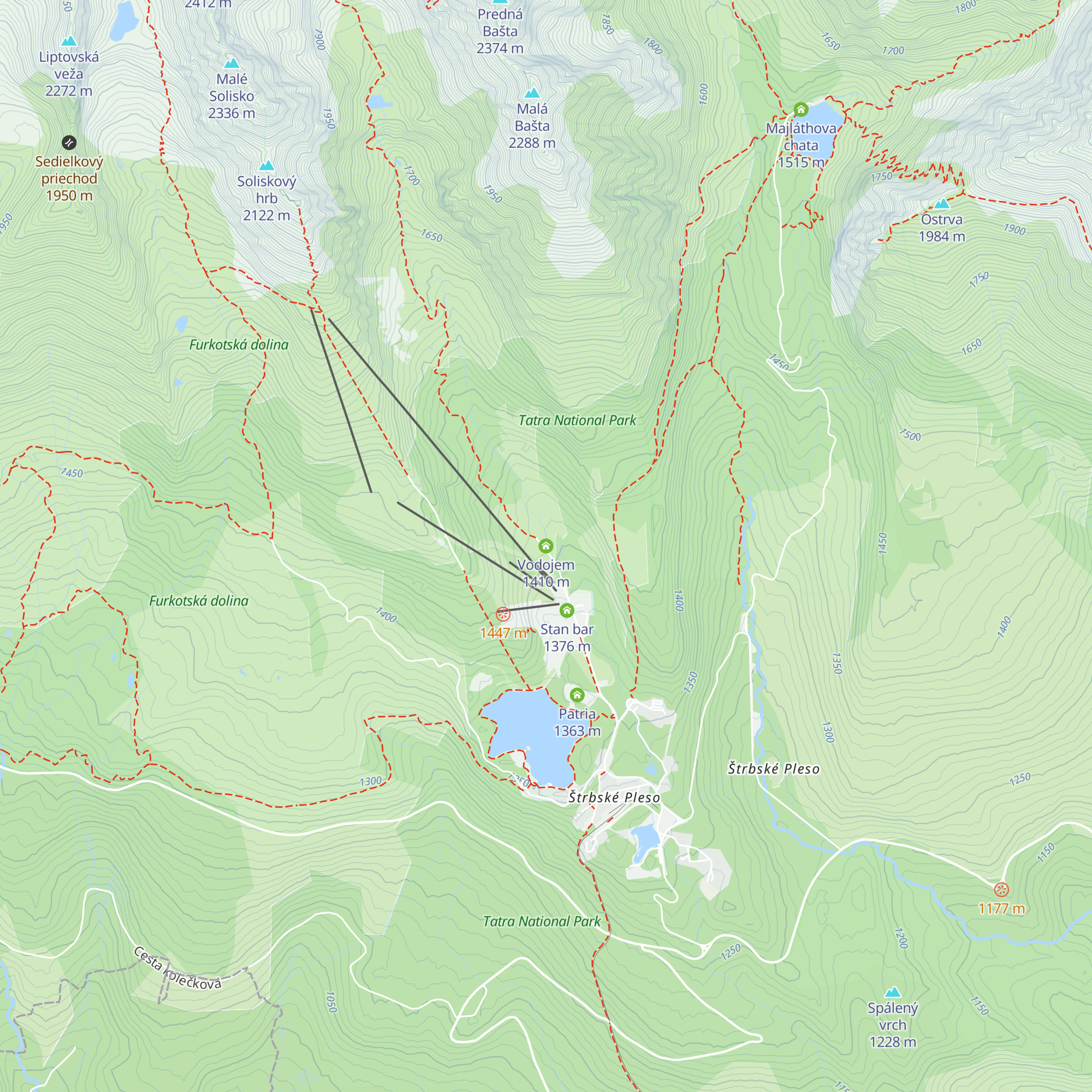 Vodojem map