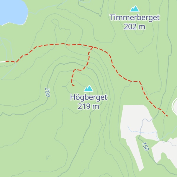 Map of Högberget