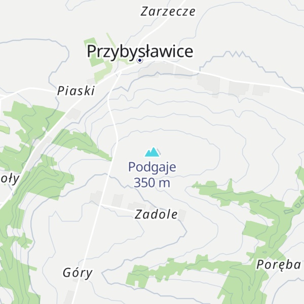 Map of Podgaje