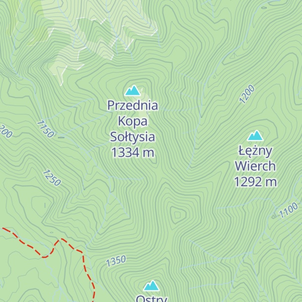 Map of Średnia Kopa Sołtysia