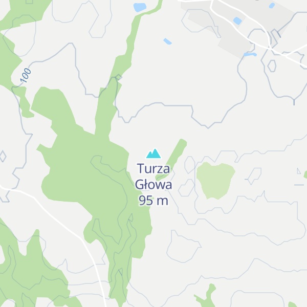 Map of Turza Głowa