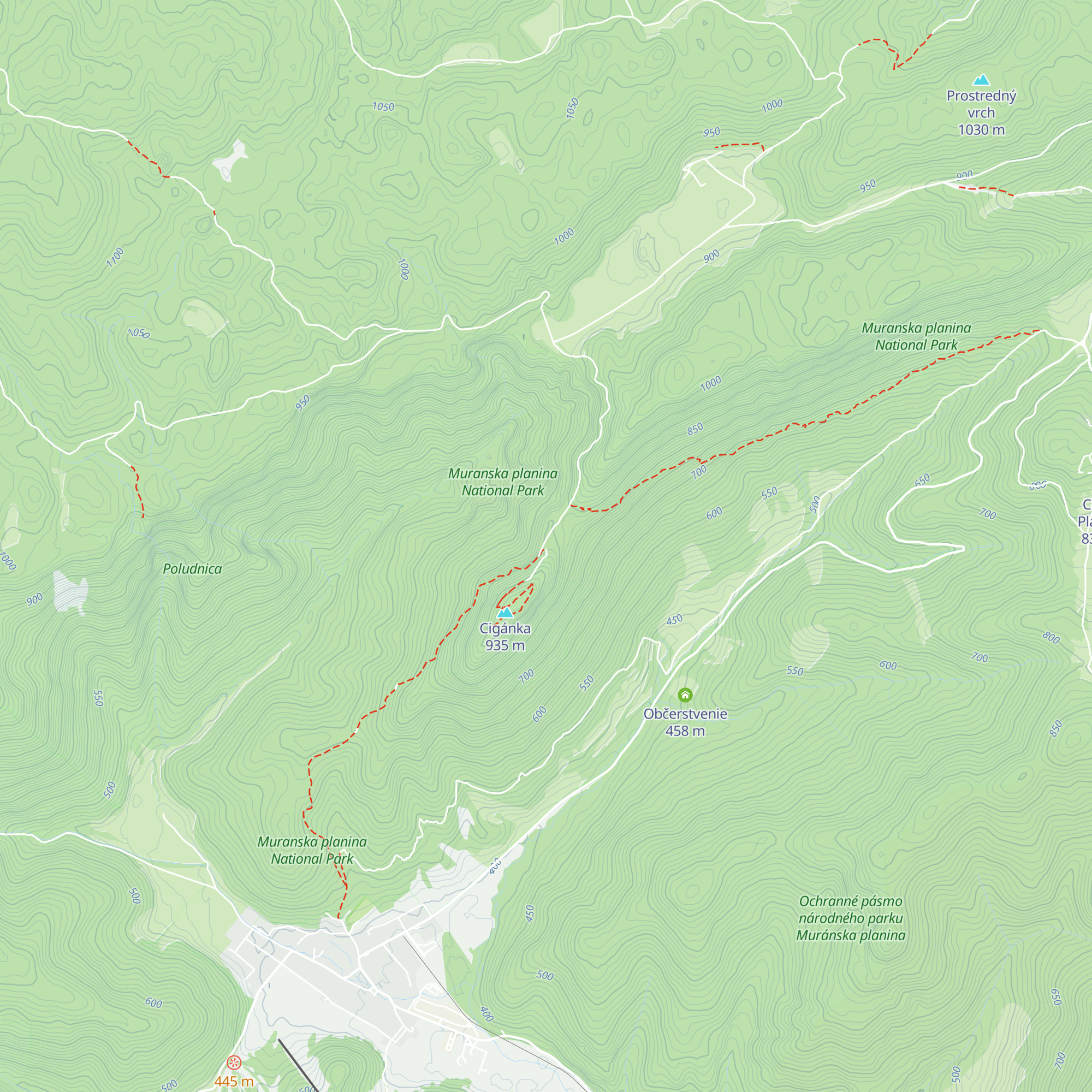 Občerstvenie pod Hradom map