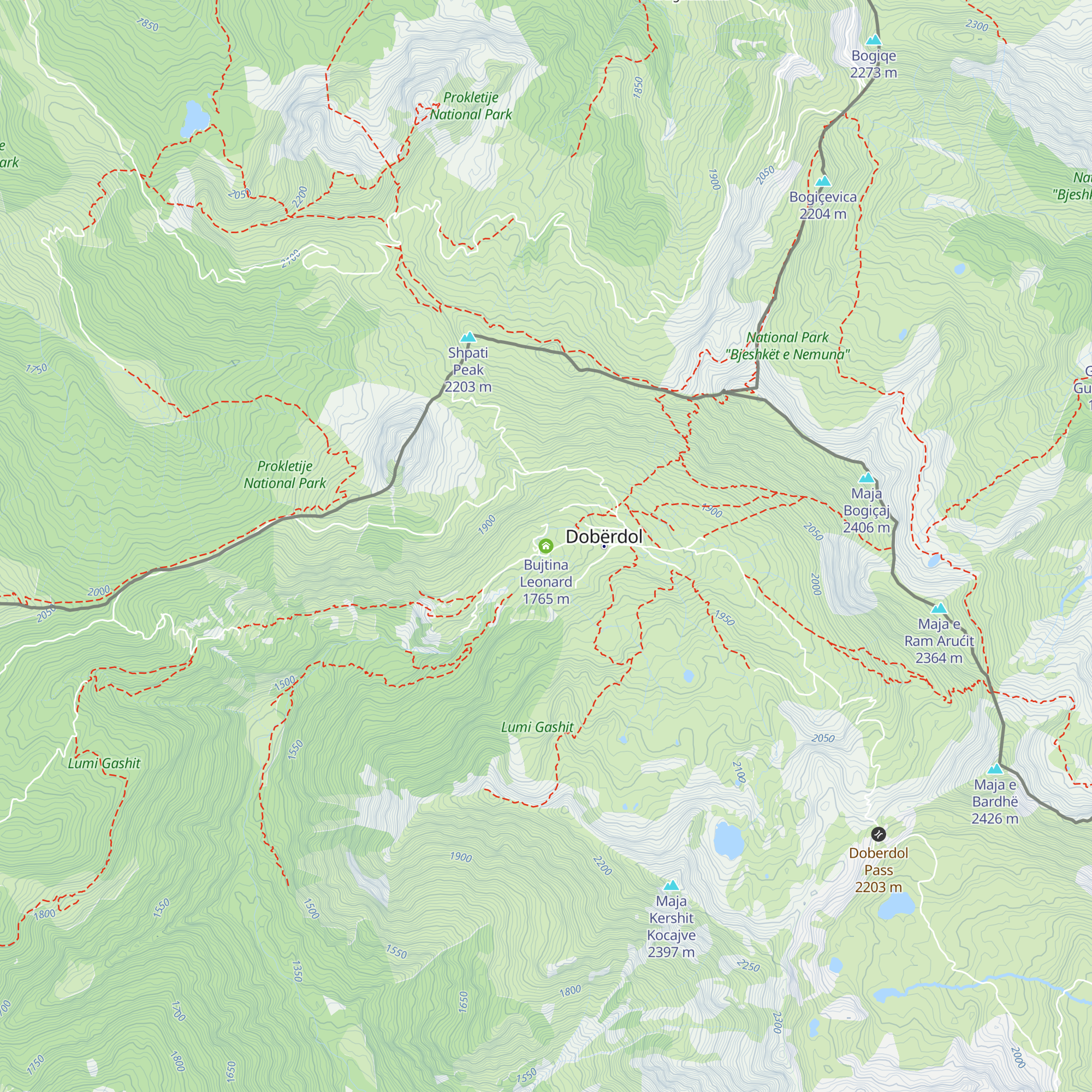 Bujtina Leonard map