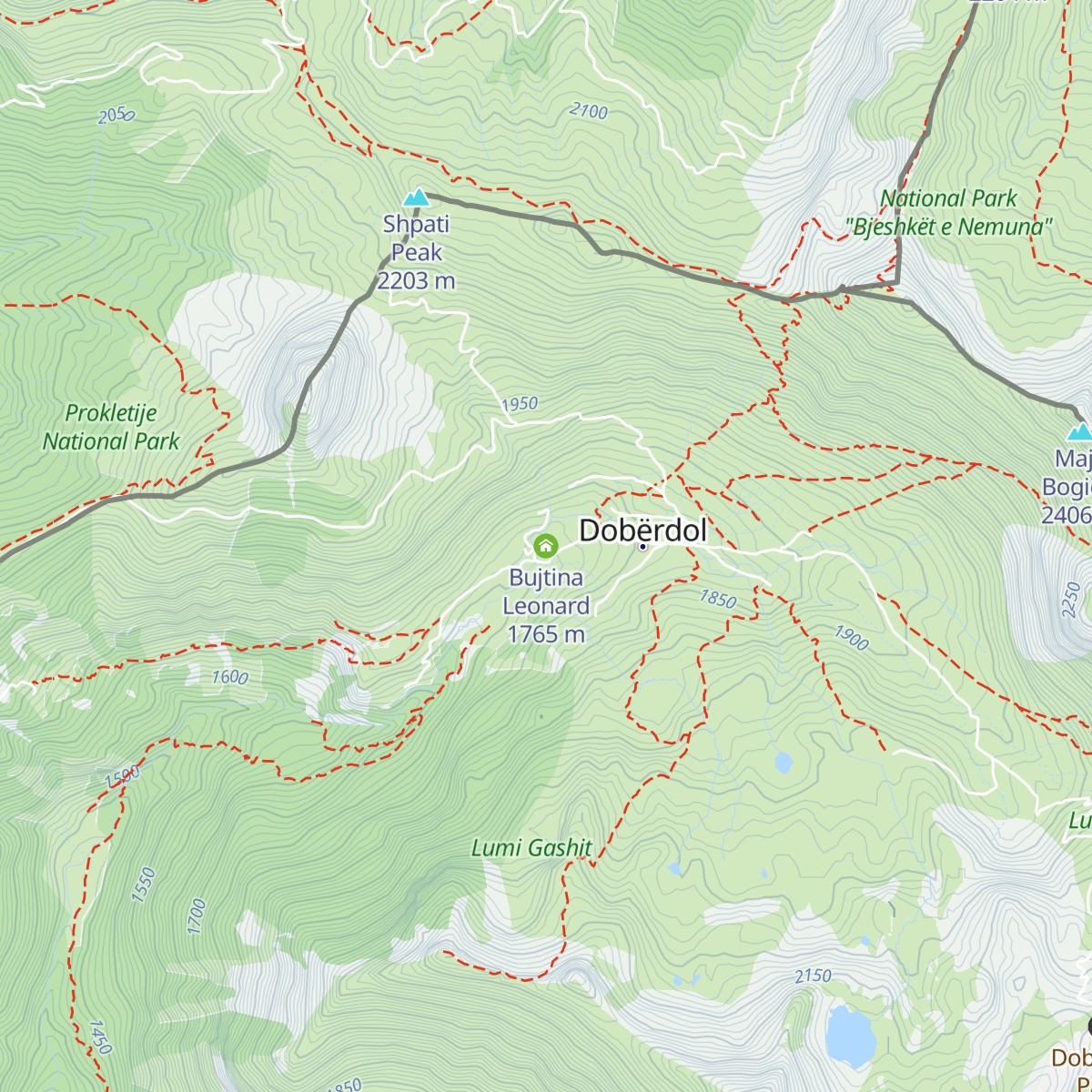 Bujtina Leonard map