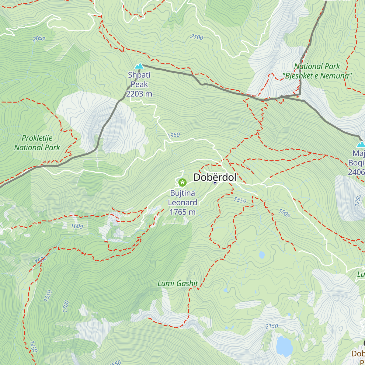 Bujtina Leonard map