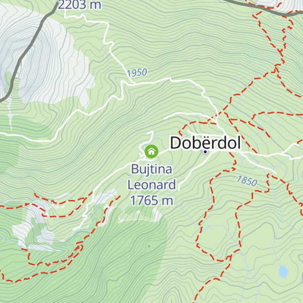 Map of Bujtina Leonard