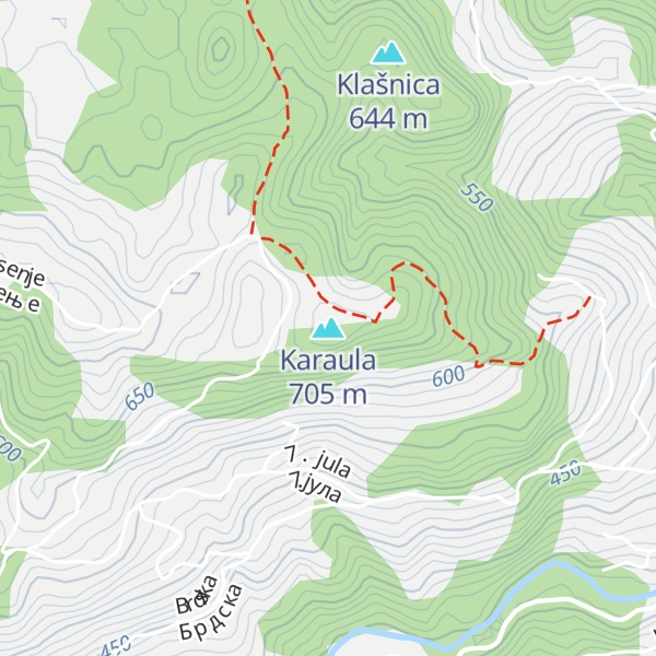 Map of Karaula