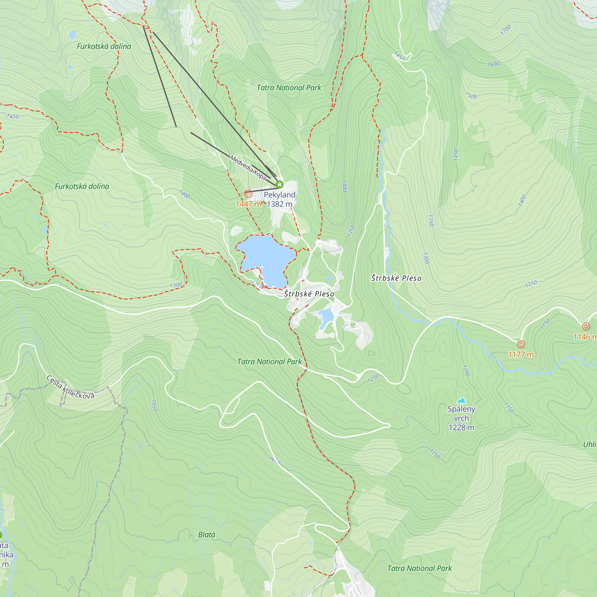Turistické informačné centrum Štrbské Pleso map