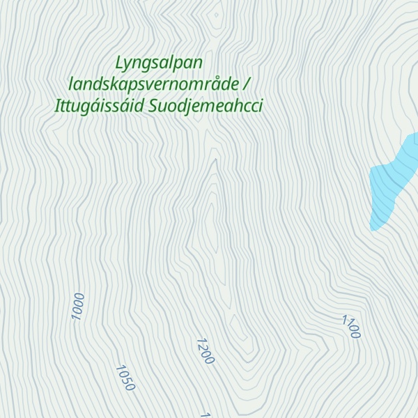 Map of Kvalvikfjellet