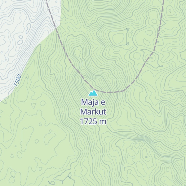 Map of Maja e Markut
