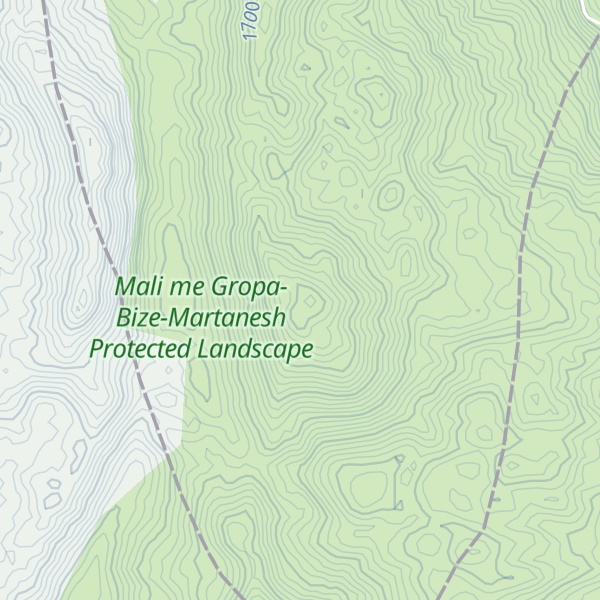 Map of Maja e Nënës