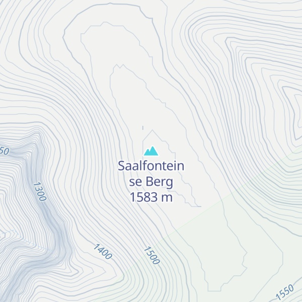Map of Saalfontein se Berg