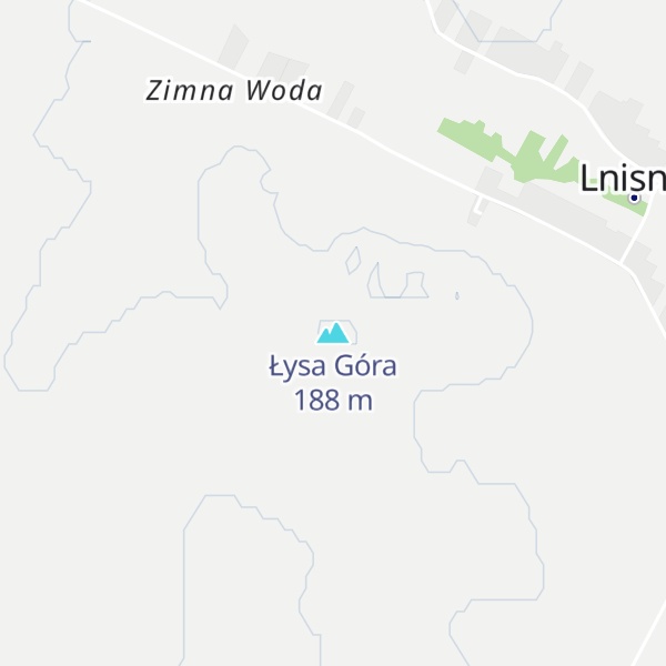 Map of Łysa Góra