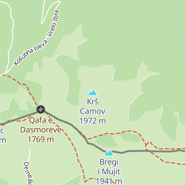 Map of Krš Camov