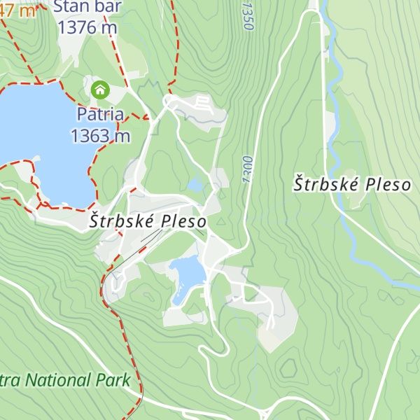 Map of Turistická ubytovňa