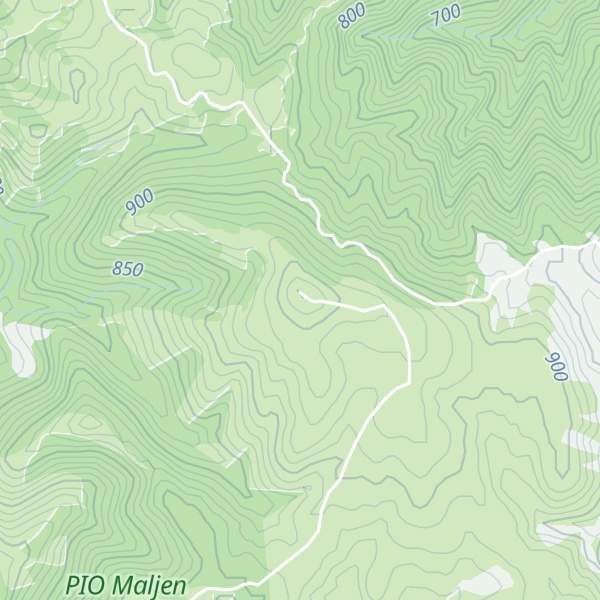 Map of Veliki Maljen