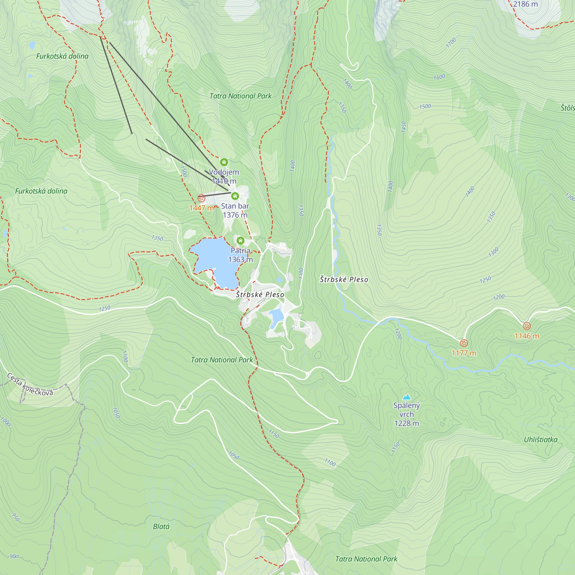Vila Kosodrevina map