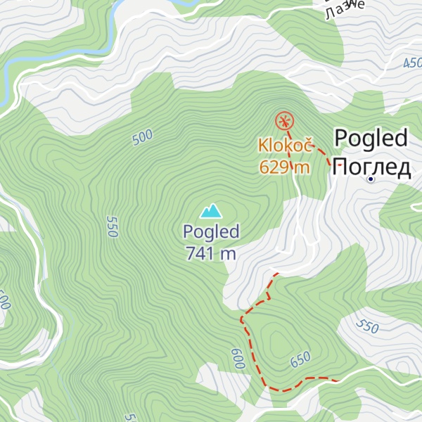 Map of Pogled