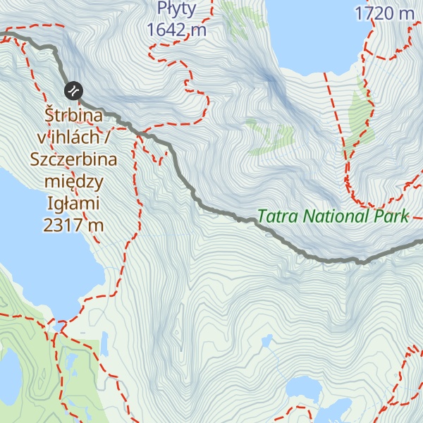 Map of Hincova veža / Hińczowa Turnia