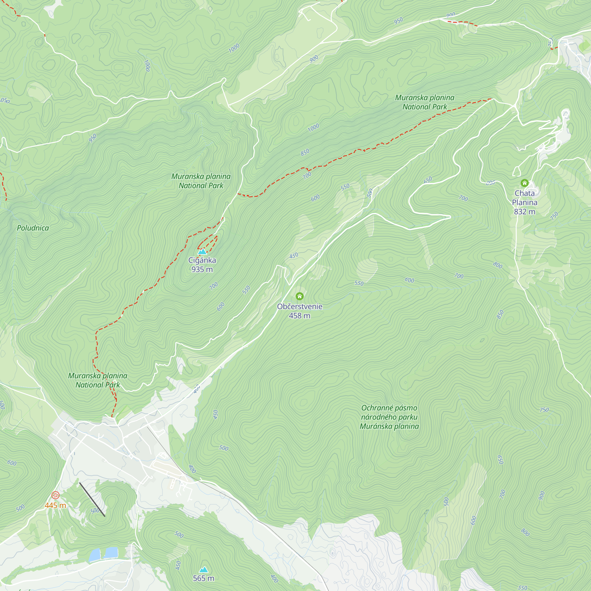 Chatka Nomád map
