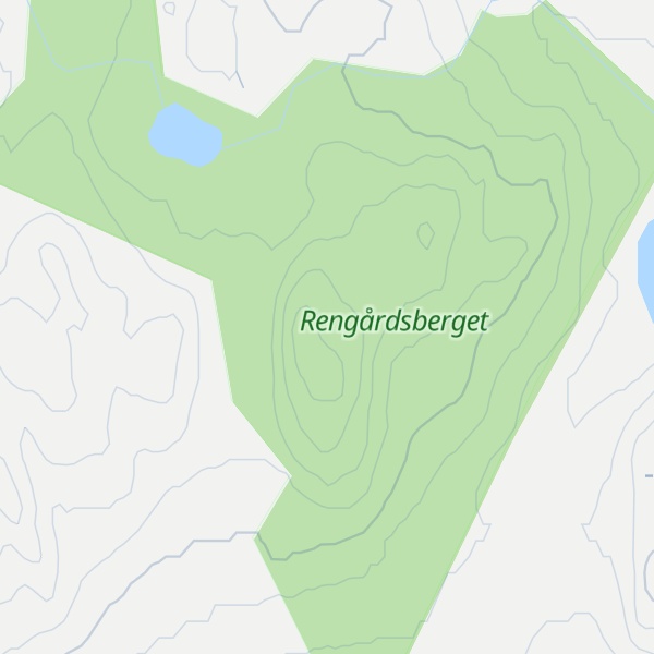 Map of Rengårdsberget