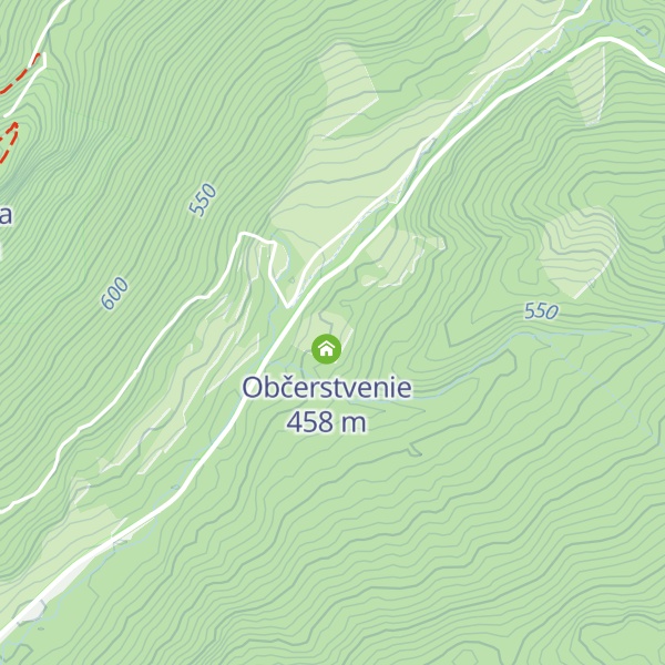 Map of Bažúrova drevenica