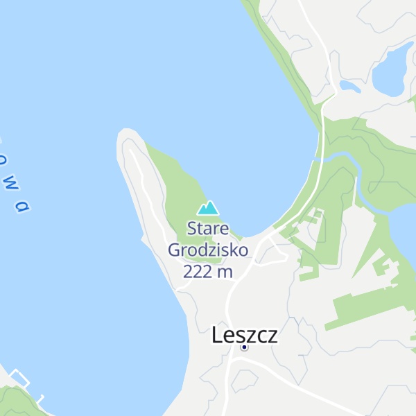 Map of Stare Grodzisko
