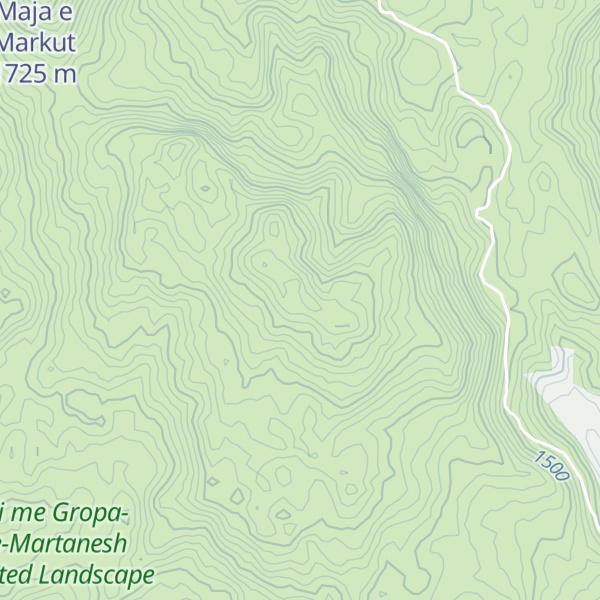 Map of Maja e Ashkës
