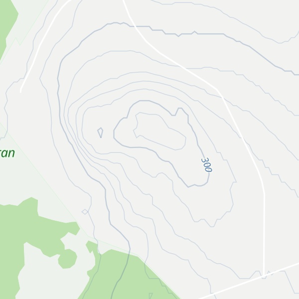 Map of Bränntjärnsberget