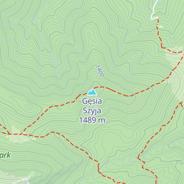 Map of Gęsia Szyja