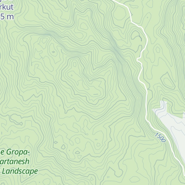 Map of Maja e Perecanit