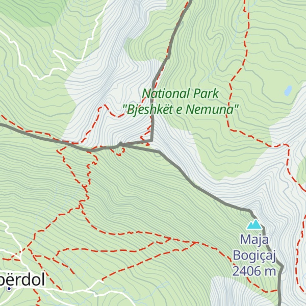 Map of Trekufiri / Tromeđa