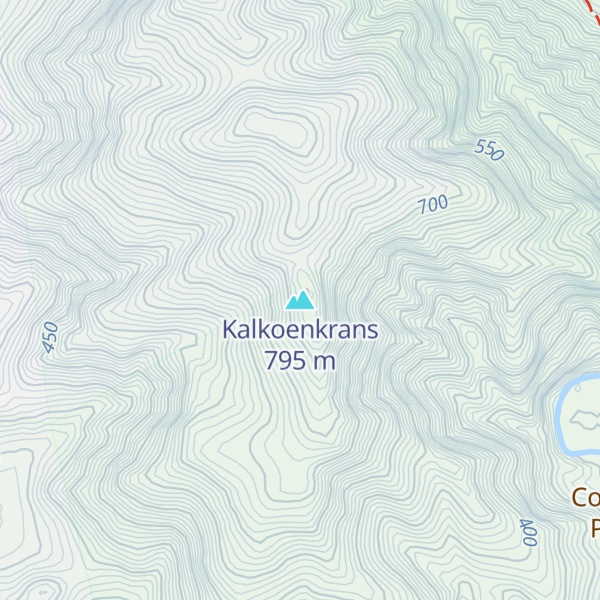 Map of Kalkoenkrans